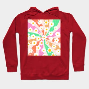 Daisy in colorful spin Hoodie